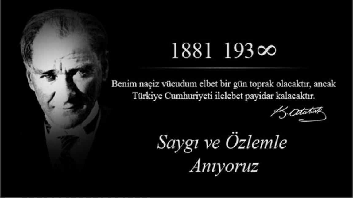 Okulumuzda 10 Kasım Atatürk'ü Anma Programı Düzenlendi.